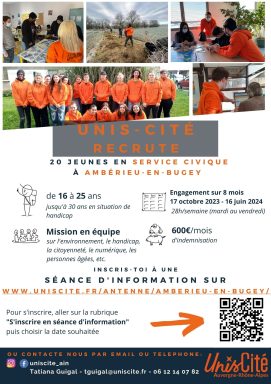 2023 Affiche recrutement Ambérieu