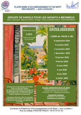 Affichette GP MEXIMIEUX 2025.26