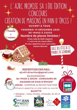 Affiche Concours maisons en pain d'épices